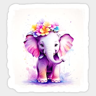 Cute elephant Sticker